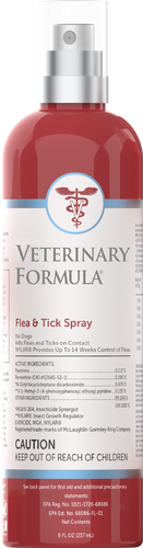 Veterinary Formula Flea & Tick Spray For Dogs (8 Oz)