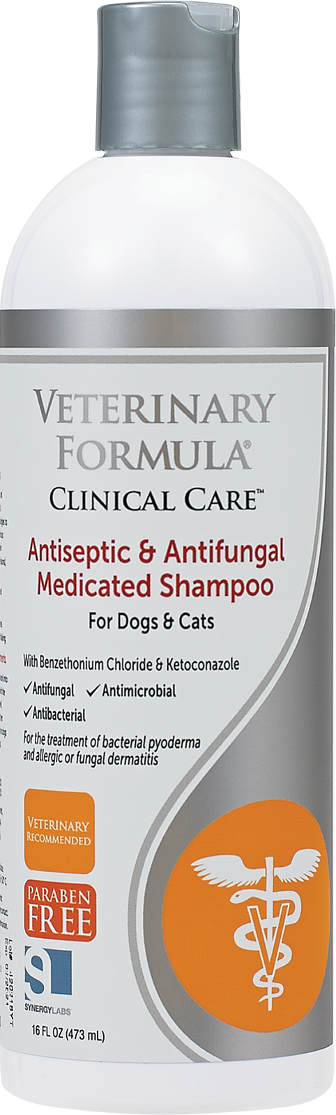 Synergy Labs Antiseptic Antifungal Medicated Shampoo Canton
