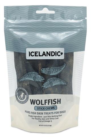 Icelandic+ Wolffish Stick & Pieces Chews Fish Dog Treat