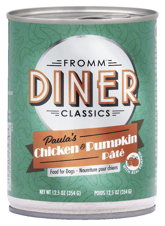 Fromm Diner Classics Paula's Chicken & Pumpkin Pâté Dog Food (12.5 oz)