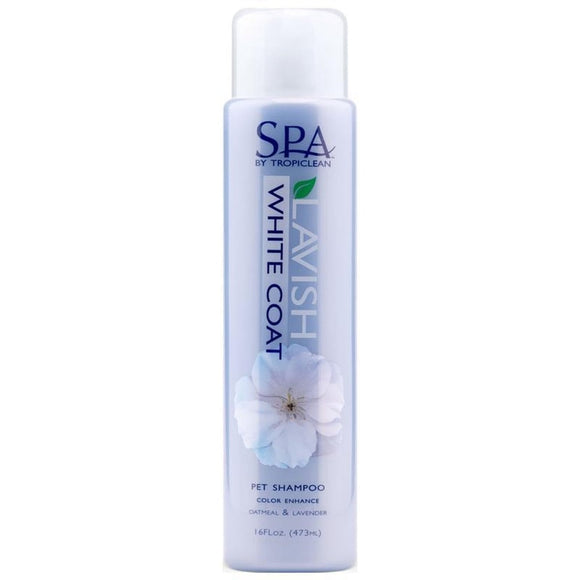 SPA by TropiClean Lavish White Coat Shampoo for Pets (16 OZ)